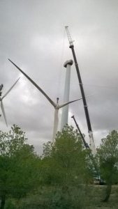 construcción turbina eolica 4